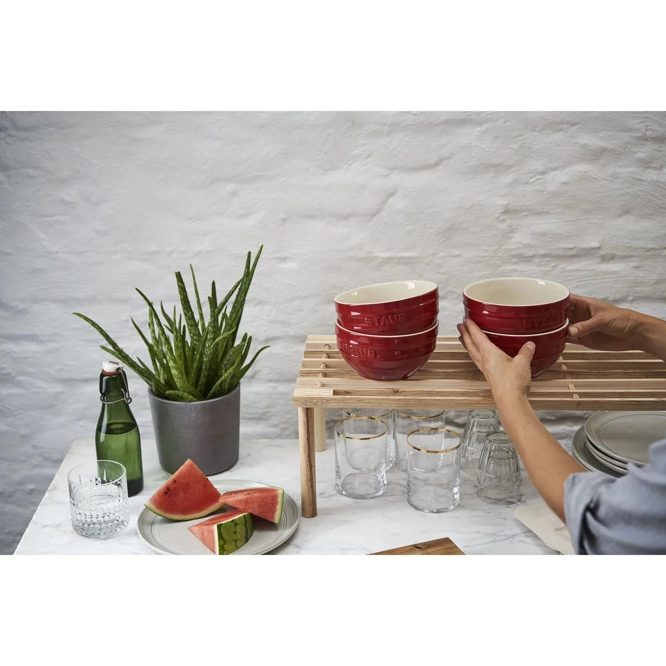 Amazon.com | STAUB, Bowls 14 cm Set of 4 Round, Ceramic by